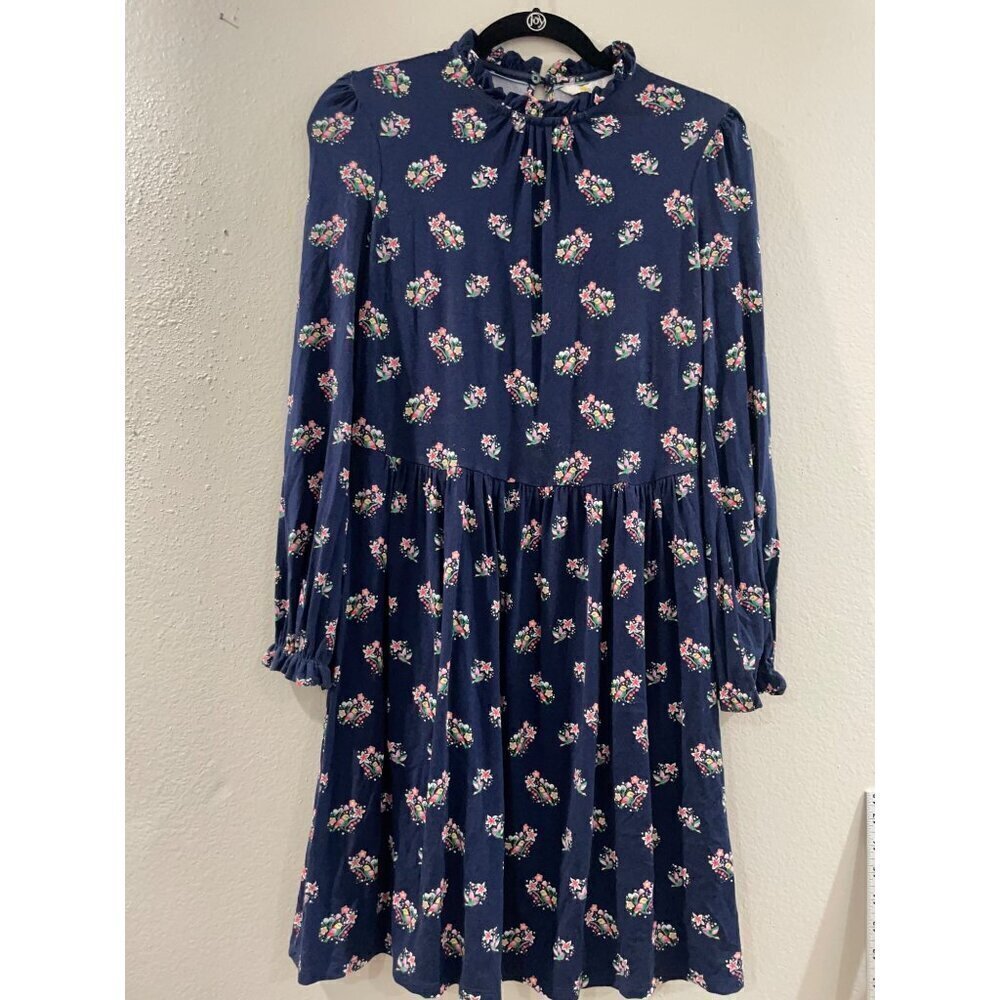 Boden Womens Dress Clara Prairie long sleeve midi colorful flowers size 6